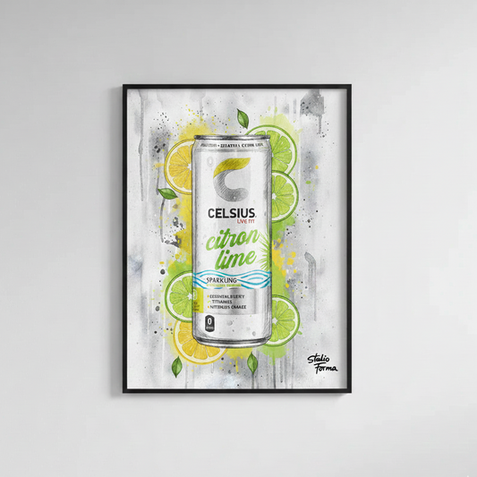 Celsius Citron Lime-Poster