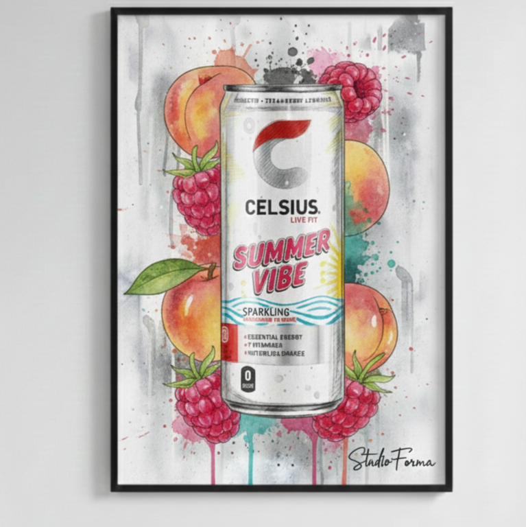 Celsius Summer Vibe-Poster